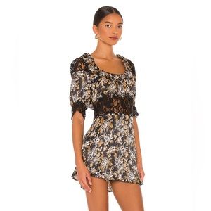 Free people Lucie floral mini dress